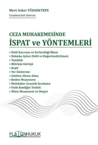 Ceza Muhakemesinde İspat ve Yöntemleri | Kitap Ambarı