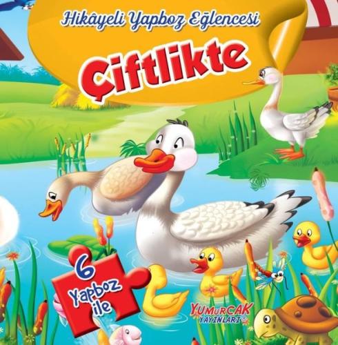 Çiflikte - Hikayeli Yapboz Eğlencesi (Ciltli)