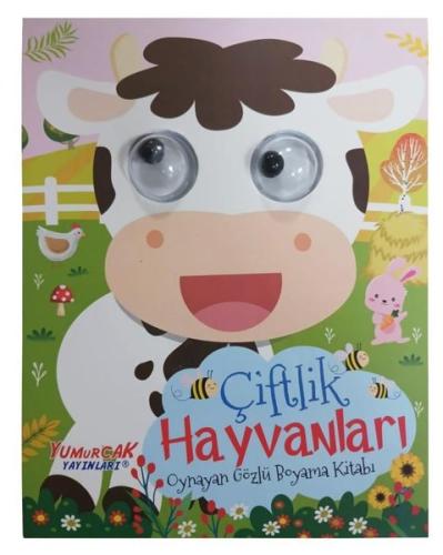 Çiftlik Hayvanları - Oynayan Gözlü Boyama Kitabı | Kitap Ambarı