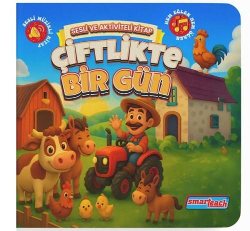 Çiftlikte Bir Gün - Sesli ve Aktiviteli Kitap (Ciltli) | Kitap Ambarı