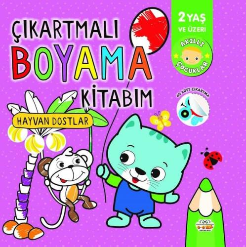 Çıkartmalı Boyama Kitabım-hayvan Dostlar | Kitap Ambarı