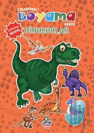 Çıkartmalı Boyama Serisi - Dinozorlar | Kitap Ambarı