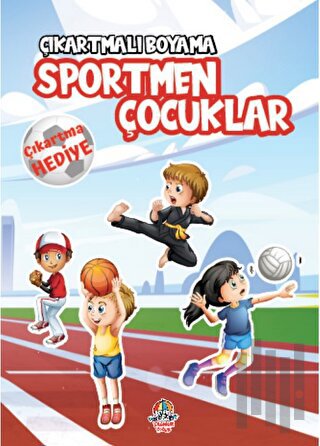 Çıkartmalı Boyama - Sportmen Çocuklar | Kitap Ambarı