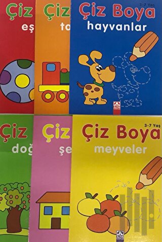 Çiz Boya Dizisi - 6 Kitap | Kitap Ambarı