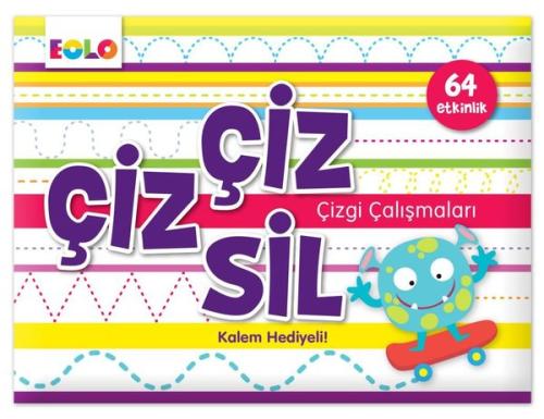 Çiz Çiz Sil-Çizgi Çalışmaları - 64 Etkinlik | Kitap Ambarı