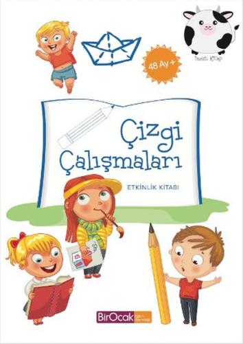 Çizgi Çalışmaları Etkinlik Kitabı - 48 Ay