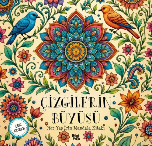 Çizgilerin Büyüsü - Her Yaş İçin Mandala Kitabı - Çek Kopar