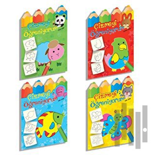 Çizmeyi Öğreniyorum Seti - 4 Kitap Takım | Kitap Ambarı