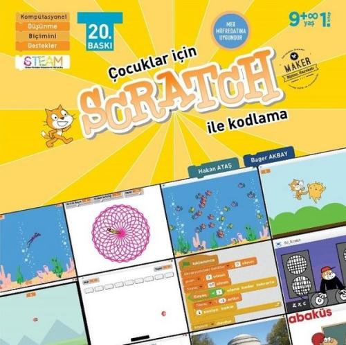 Çocuklar İçin Scratch İle Kodlama 9+ Yaş 1. Kitap