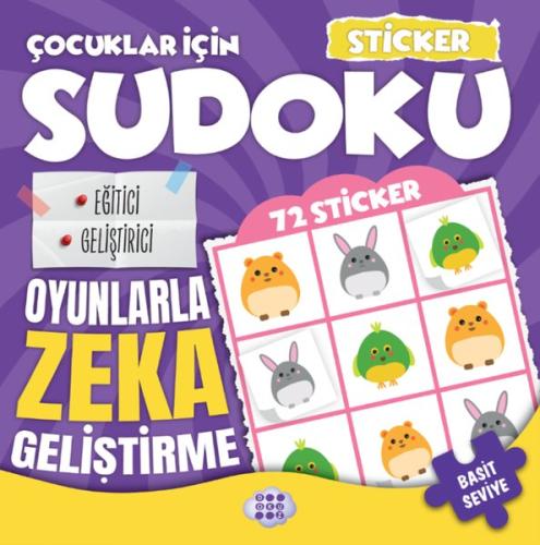 Çocuklar İçin Sudoku - Basit Seviye 2 - Sticker Hediyeli | Kitap Ambar