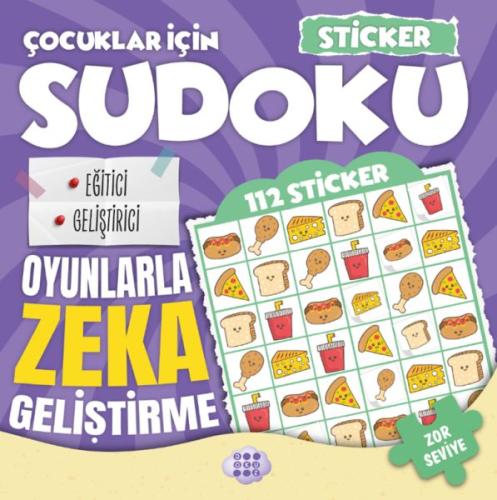 Çocuklar için Sudoku - Sticker Hediyeli Zor Seviye 4 | Kitap Ambarı