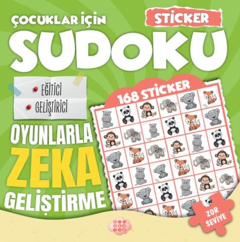 Çocuklar İçin Sudoku - Zor Seviye 2 - Sticker Hediyeli | Kitap Ambarı