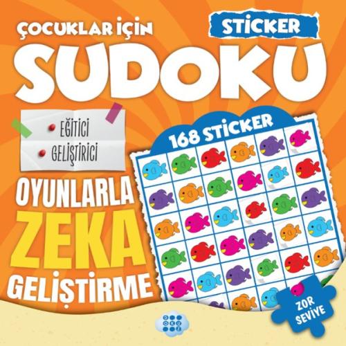 Çocuklar İçin Sudoku - Zor Seviye 3 - Sticker Hediyeli | Kitap Ambarı