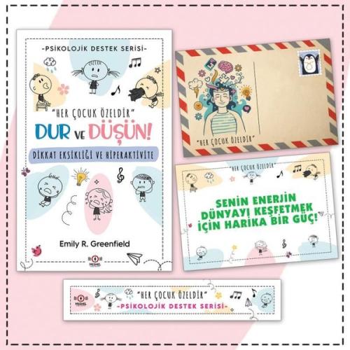 Çocuklarda Dikkat Eksikliği ve Hiperaktivite - Kartpostal ve Ayraç - Çocuklar İçin Psikolojik Destek