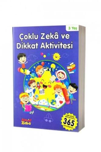 Çoklu Zeka ve Dikkat Aktivitesi 3 Yaş - Mavi Kitap