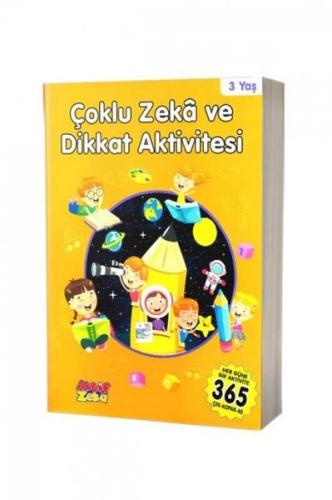 Çoklu Zeka ve Dikkat Aktivitesi 3 Yaş - Sarı Kitap