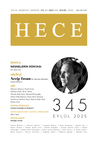 Hece Dergisi - Sayı 345 Eylül 2025 | Kitap Ambarı