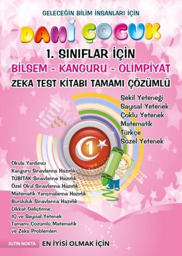 Dahi Çocuk 1. Sınıflar İçin Zeka Test Kitabı