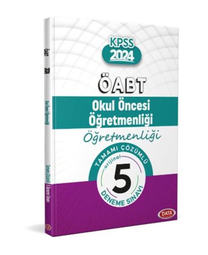 Data Öabt Okul Öncesi Öğretmenliği Tamamı Çözümlü 5 Deneme Sınavı