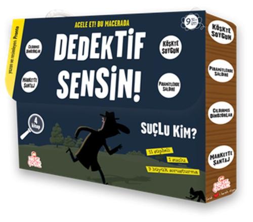 Dedektif Sensin (4 Kitap Set) | Kitap Ambarı