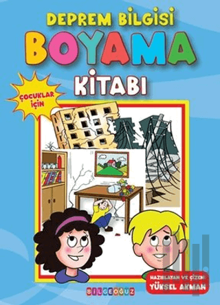 Deprem Bilgisi Boyama Kitabı - Çocuklar İçin | Kitap Ambarı
