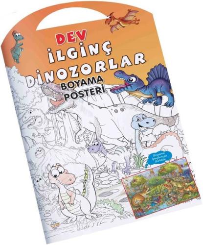 Dev İlginç Dinozorlar - Boyama Posteri