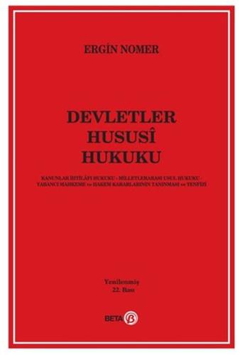 Devletler Hususi Hukuku | Kitap Ambarı