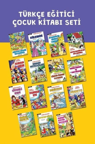 Türkçe Eğitici Çocuk Kitabı Seti (15 Kitap)