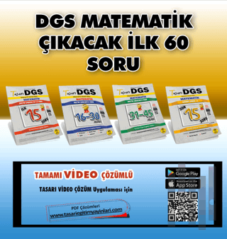 DGS Matematik İlk 60 Soru Garanti Seti 4'lü