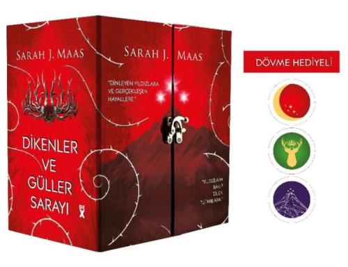 Dikenler Ve Güller Sarayı Kutulu Set (5 Kitap + Dövme Hediyeli) | Kita