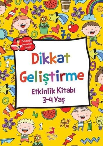Dikkat Geliştirme Etkinlik Kitabı 3 - 4 Yaş | Kitap Ambarı