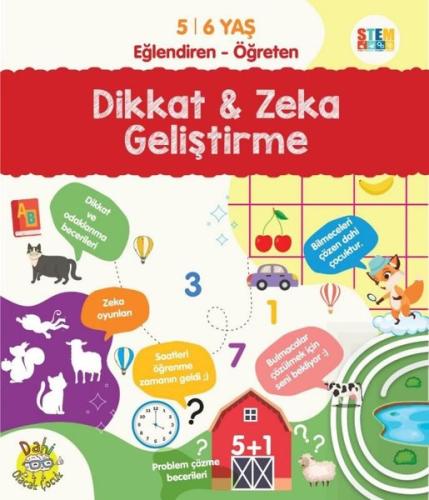 Dikkat ve Zeka Geliştirme 5-6 Yaş Eğlendiren - Öğreten | Kitap Ambarı