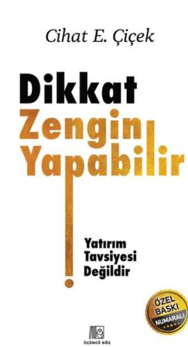 Dikkat Zengin Yapabilir (Özel Baskı) | Kitap Ambarı