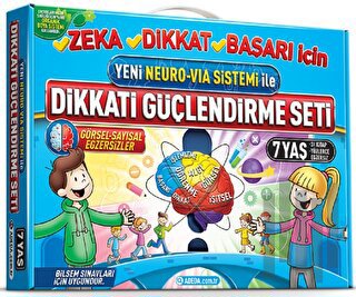 Dikkati Güçlendirme Seti 7 Yaş Yeni Neuro-Via Sistemi İle | Kitap Amba