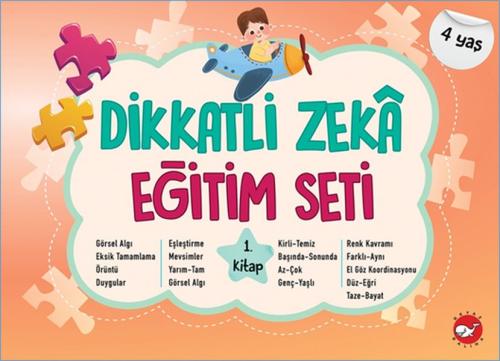 Dikkatli Zekâ Eğitim Seti 1. Kitap (4 Yaş) | Kitap Ambarı