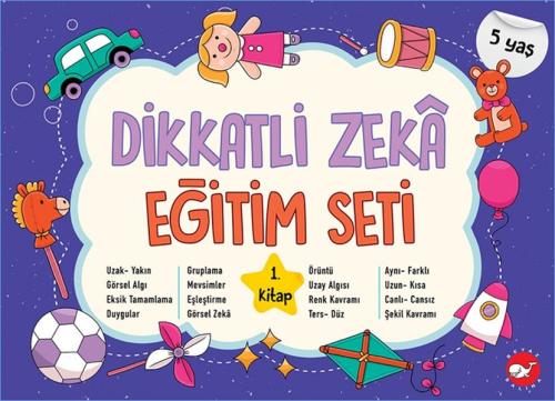 Dikkatli Zeka Eğitim Seti - 1. Kitap (5 Yaş) | Kitap Ambarı
