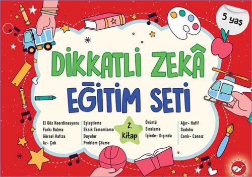 Dikkatli Zeka Eğitim Seti - 2. Kitap (5 Yaş) | Kitap Ambarı