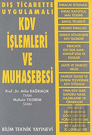 Dış Ticarette Uygulamalı KDV İşlemleri ve Muhasebesi | Kitap Ambarı