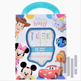 Disney Baby: My First Library 12 Board Book Set- Mickey Mouse, Minnie, Toy Story and More! (Ciltli)