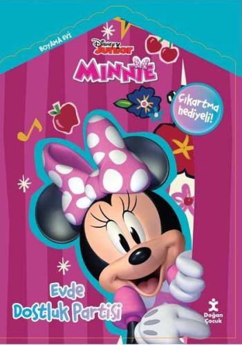 Disney Junnior Minnie - Evde Dostluk Partisi - Boyama Evi | Kitap Amba