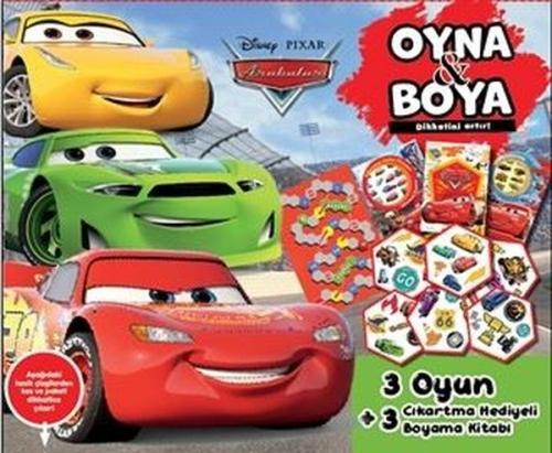 Disney Pixar Arabalar - Oyna & Boya - Kutulu Set | Kitap Ambarı