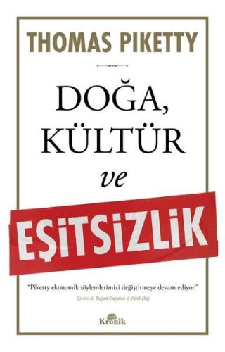Doğa Kültür ve Eşitsizlik