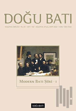 Doğu Batı Düşünce Dergisi Yıl: 25 Sayı: 102 - Modern Batı Şiiri 1
