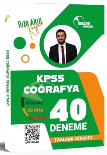Doktrin KPSS Coğrafya 40 Deneme Çözümlü | Kitap Ambarı
