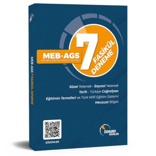 Doktrin Yayınları MEB AGS 7 li Deneme Sınavı | Kitap Ambarı