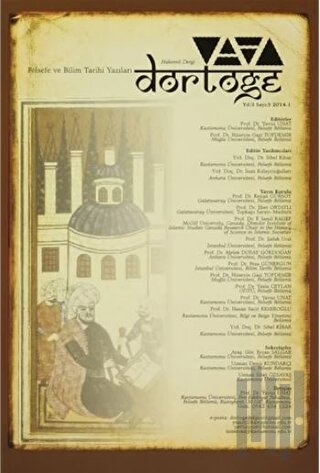 Dörtöğe Felsefe ve Bilim Tarihi Yazıları Hakemli Dergisi Yıl: 3 Sayı: 5