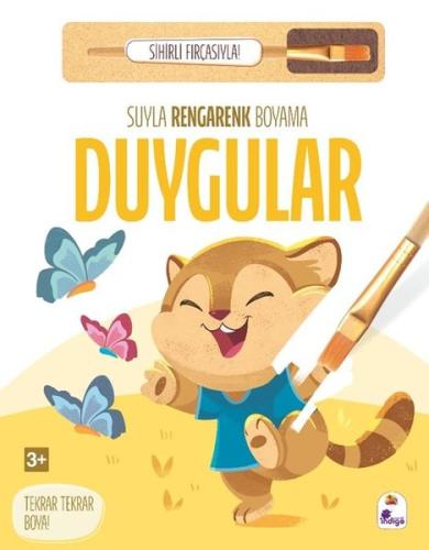 Duygular - Suyla Rengarenk Boyama - Sihirli Fırçasıyla! (Ciltli) | Kit