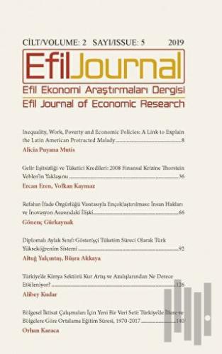 Efil Ekonomi Araştırmaları Dergisi Cilt: 2 Sayı: 5