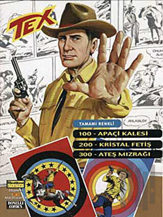 Efsanevi Tex Maceraları Sayı: 9 Apaçi Kalesi - Kristal Fetiş - Ateş Mı