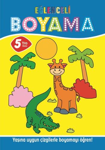 Eğlenceli Boyama - 5 Yaş Üstü 4'lü Pastel Boya Hediyeli | Kitap Ambarı